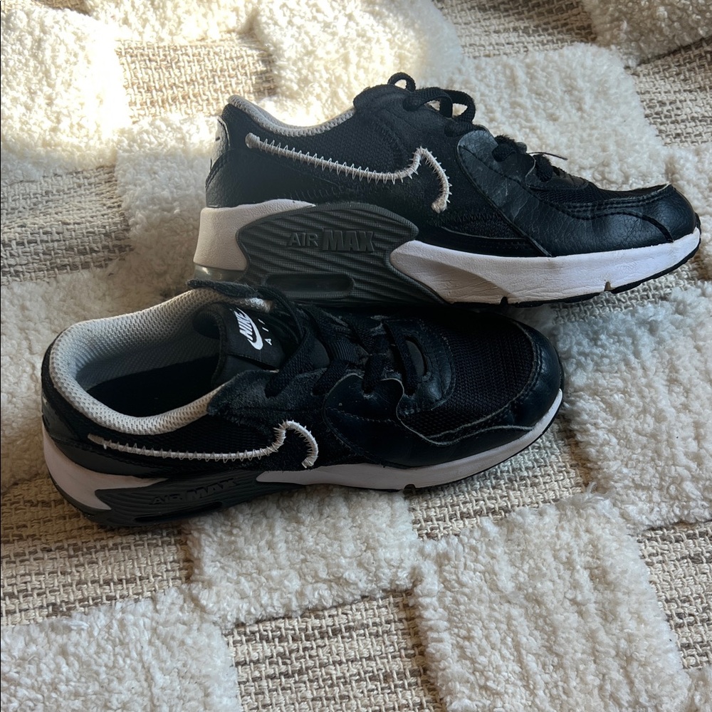 Nike Kids Black and White Air Max Sneakers